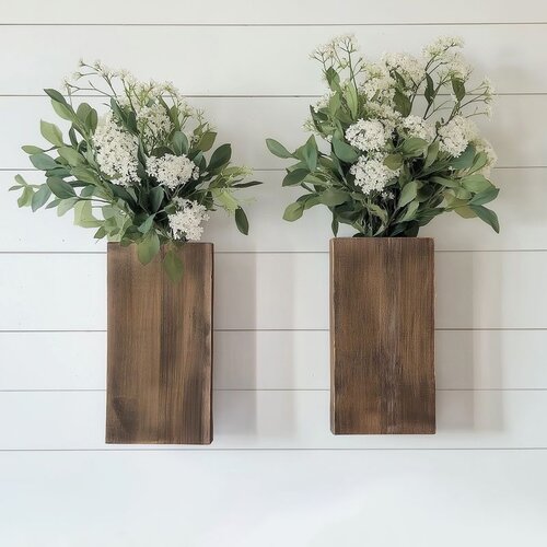 Hanah home Raf280 Wooden Decorative Wooden Wall Shelf Cene