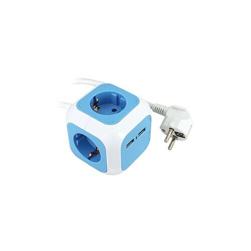 Utičnica KOCKA 4xšuko 2xUSB PPJ 3x1,5 1,4m 234-161 Cijene