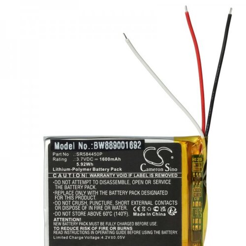 VHBW Baterija za Becker Transit 7SL EU, 1600 mAh Slike