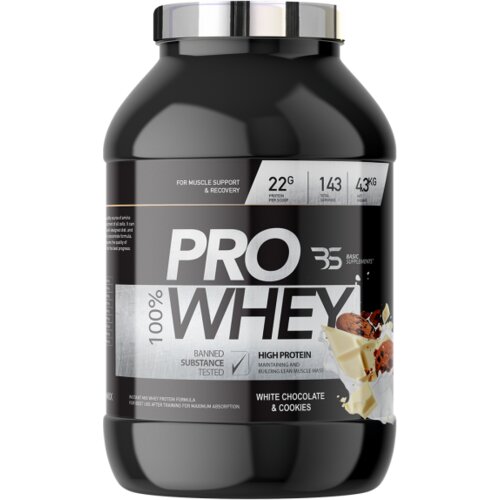 Basic Supplements pro whey protein – visokokvalitetan izvor proteina - bela čokolada 4.3kg Cene