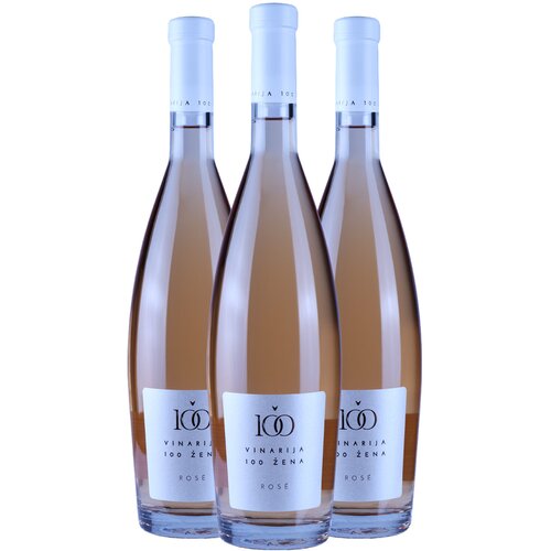 Vinarija 100 žena AKCIJA 2+1 Rose 100 žena 0,75 l Slike