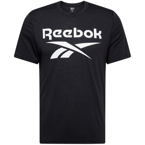 Reebok Funkcionalna majica črna / bela Cene