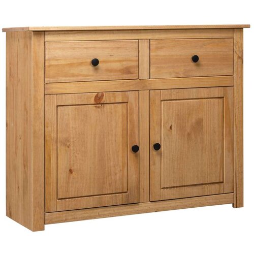 vidaXL Komoda od masivne borovine 93 x 40 x 80 cm asortiman Panama Cijene