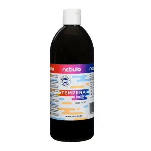 NEBULO Nebulo: Črna tekoča tempera barvica 500ml v steklenički Cene
