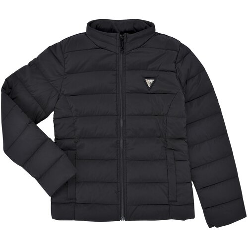 Guess PUFFER W/ HIDDEN HOOD MINI ME Crna Cijene