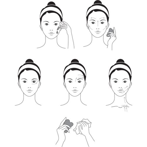 Notino Spa Collection Gua Sha pomagalo za masažu za lice Slike