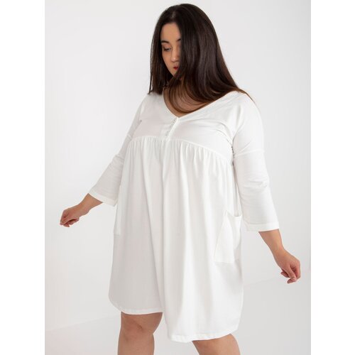 RELEVANCE Dress-RV-SK-8529.37P-ecru Slike