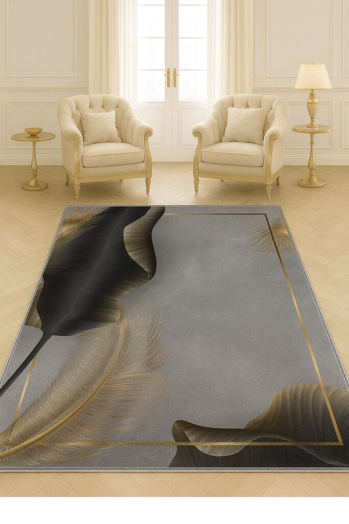 Conceptum Hypnose Tepih HM-CRP25-31, Pravougaoni, 160 x 230 cm, Sivi Cene