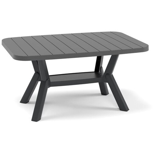 Hanah home klub sto Silva, 52.5x60x90 cm, Antracit Slike