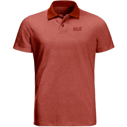 Jack Wolfskin pique polo m, muška polo majica za planinarenje, crvena 1804653 Cene