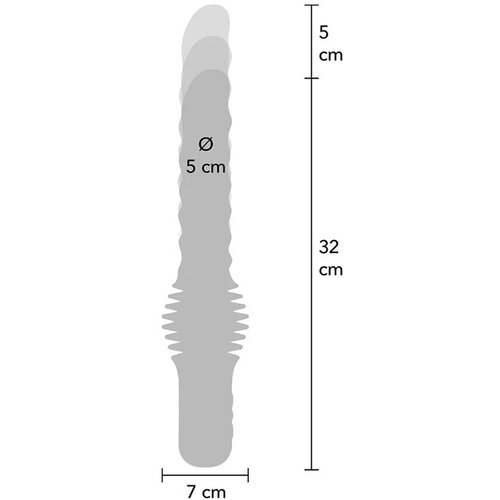 Hidden Desire Extreme Anal Power Thrusting Vibrator Black Cene