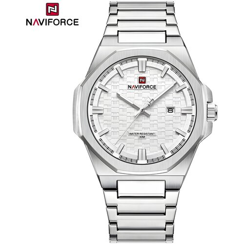 Naviforce Sat ST-38653 - Srebrna / Bijela Cijene