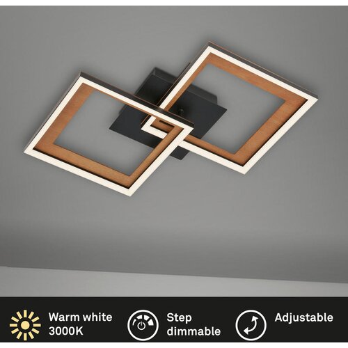 Lesnina XXXL Brilo - LED prigu&amp;scaron;iva nadometni luster FRAME 2xLED/11W/230V Slike