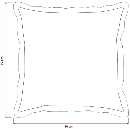  Presvlaka za jastuk 2 kom. HOUTEN Traper plava 30 x 30 cm - Trapere plave boje 30 x 30 cm 2 Slike