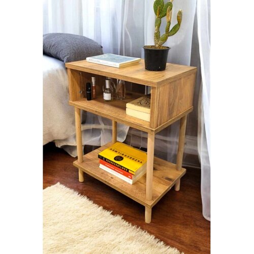 Hanah home Noćni ormarić krem Slike