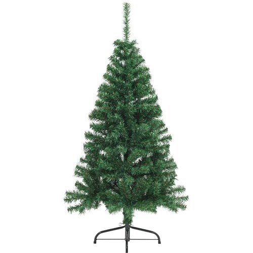  Umjetno predsvijetljeno božićno drvce Zelena 120 cm PVC Slike
