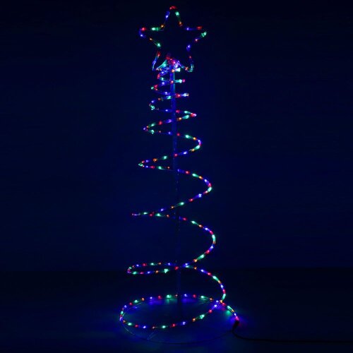  Svjetleća božićna jelka s 192 LED lampice, vi&amp;scaron;ebojna Slike