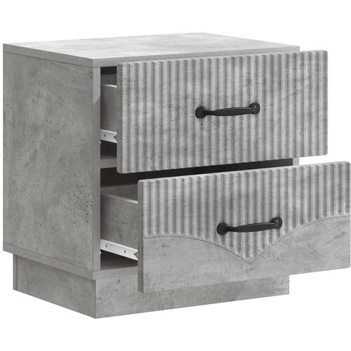  Noćni ormar Betonska siva 43 x 34,5 x 44,5 cm Konstruirano drvo Slike