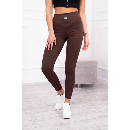 Kesi Ribbed leggings brown Cijene