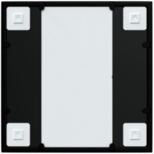  Zidno ogledalo crno 40 x 40 cm metalno Slike