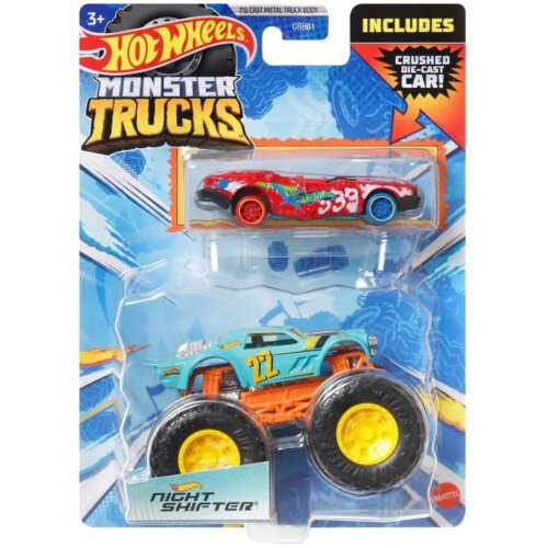  HotWheels Die Cast Monster Trucks 1:64 orange Cene