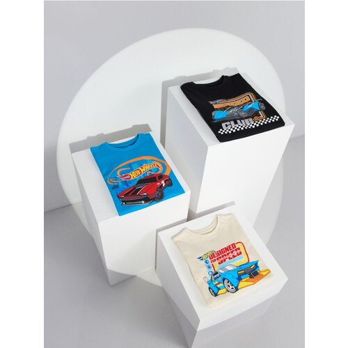 Sinsay Pamučna majica dugih rukava Hot Wheels Cijene