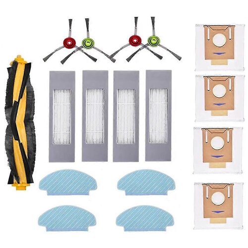 INORCO zdruljiv ECOVACS DEEBOT N10 N10 PLUS robotski sesalnik glavna stranska krtaa Hepa filter mop krpa vreka za prah nadomestni deli +m, (21984783) Slike