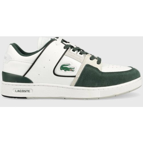 Lacoste Kožne tenisice COURT CAGE boja: bijela, 44SMA0007 Slike