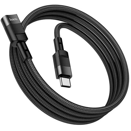 Hoco. adapter tip C (mo&amp;scaron;ki) na tip C (ženski) U107 1,2 m črn Slike