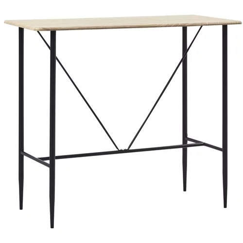  Barska miza hrast 120x60x110 cm mediapan