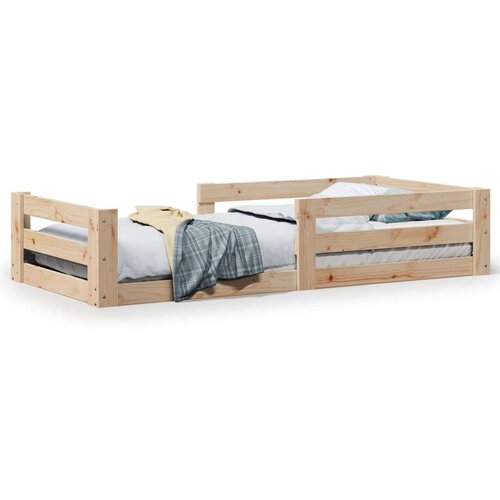 vidaXL Posteljni okvir brez vzmetnice 70x140 cm borovina Cene