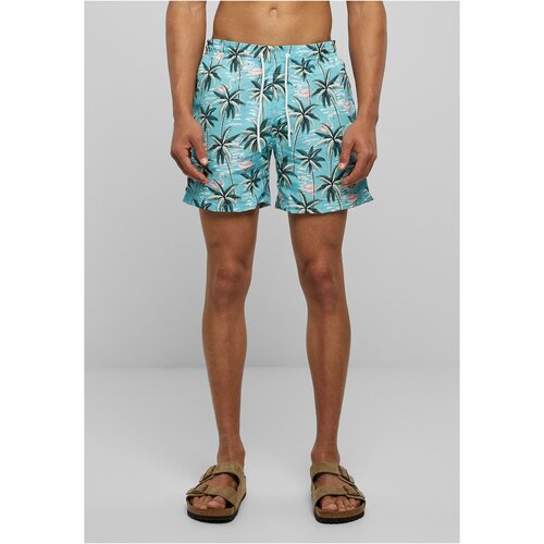 UC Men Patterned Swimsuit Shorts Tropical Bird Aop Slike
