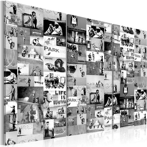 Slika - Banksy: Graffiti Collage III 120x80 Slike