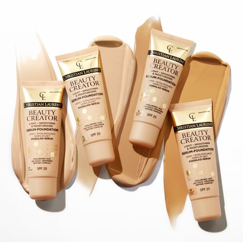 Christian Laurent Beauty Creator lahki vlažilni tekoči puder SPF 25 odtenek 05 Porcelain 30 ml Slike