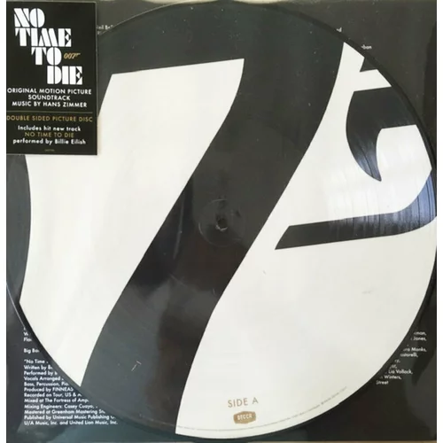 Hans Zimmer No Time To Die - Original Motion Picture Soundtrack (Picture Disc) (2 LP)