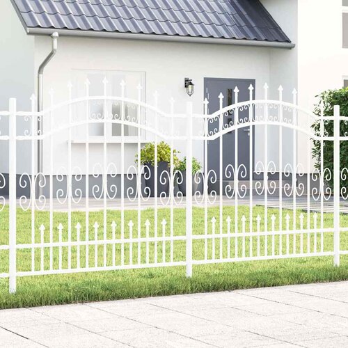  Vrtna Ograda KAMPEN 240 x 166 cm Mesh Bijelo Cijene