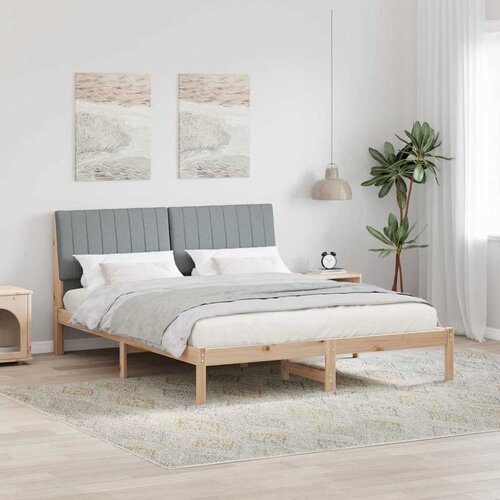  Krevetna konstrukcija Smeđa 150 x 200 cm Čvrsto borovo drvo Cijene