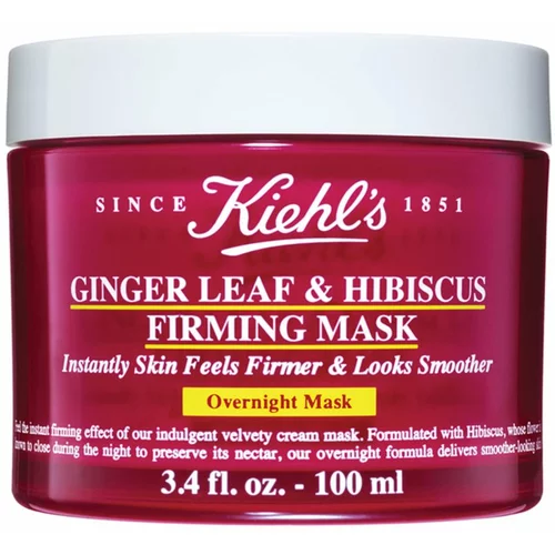 Kiehls Ginger Leaf & Hibiscus Firming Mask maska za spanje za ženske 100 ml
