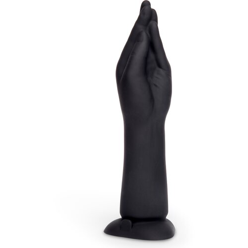 b-Vibe Vibrating Silicone Fisting Dildo Black Cene