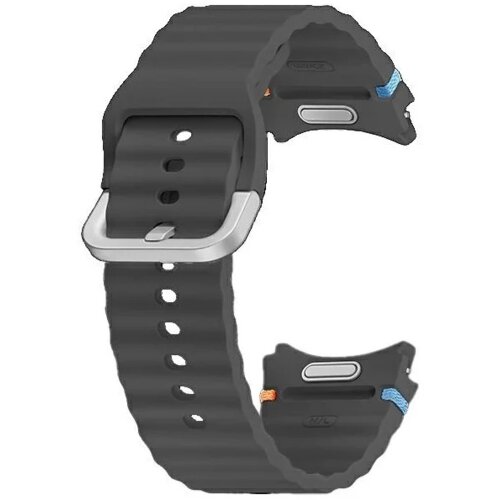Samsung silikonski pašček ET-SNL31LBE za uro Watch 6 in Watch 6 Sport, Watch 4, Watch 5, size M / L - temno siv Cene
