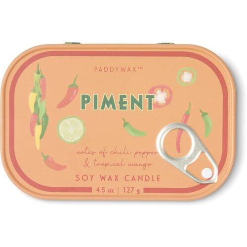 Paddywax Bistro Tin Piment di&amp;scaron;eča sveča v pločevinki 127 g Slike