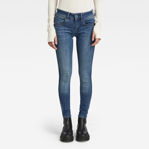 G-star Jeans - G-STAR Lynn Mid Super Skinny Wmn Blue Slike