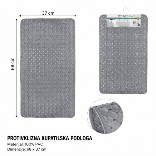 KMT Podloga za kadu, Svetlosiva Cene