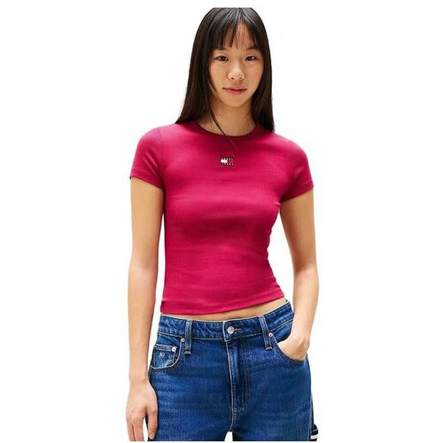 Tommy Hilfiger rebrasta ženska majica THDW0DW17881-XIP Cene