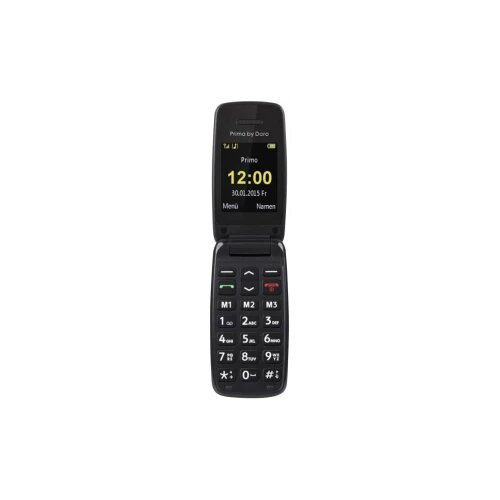 Primo by DORO Mobitel sa velikim tipkama/za seniore 401 crna Slike