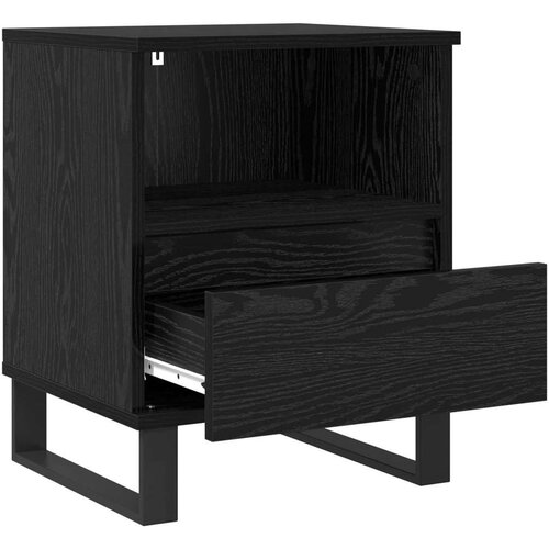  za krevet Crni hrast 40 x 35 x 50 cm Konstruirano drvo Slike