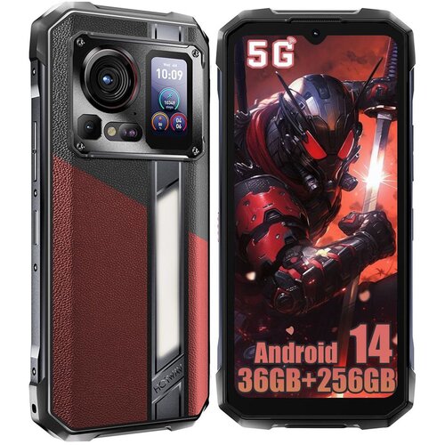 Hotwav Hyper 7 Pro 5G 36/256GB, rdeča pametni robustni telefon Android 14，10800mAh 200MP+24MP nočni vid, 120Hz, (21591256) Cene