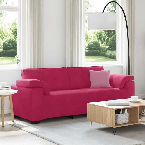  Trosjed Kauč Vinsko Crvena 220x77x82 cm Bar&amp;scaron;un Slike