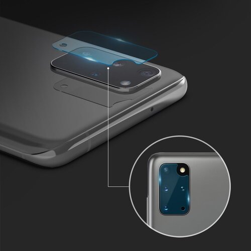 Ringke IDGL steklo za kamero (3 pakete) - Samsung Galaxy S20 Plus 4G / S20 Plus 5G - prozorno Slike