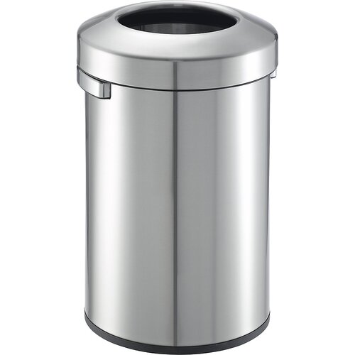 EKO Velik lepo oblikovan zbiralnik odpadkov, prostornina 50 l, VxØ 597 x 370 mm, nerjavno jeklo Cene
